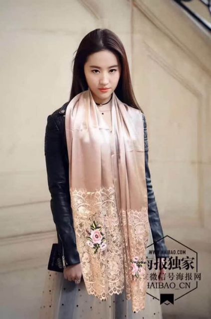 GG 2018SS Embroidery 100% Silk Women Scarves