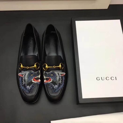 GG Men Leather Shoes