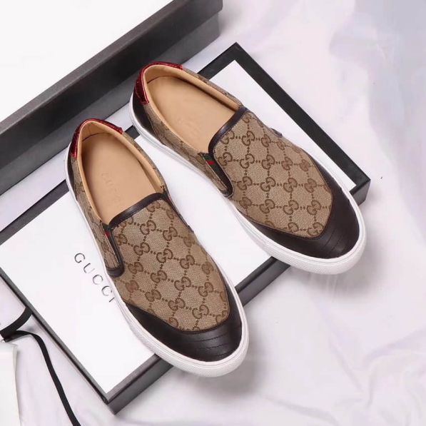 GG Leather Loafer Men Shoes