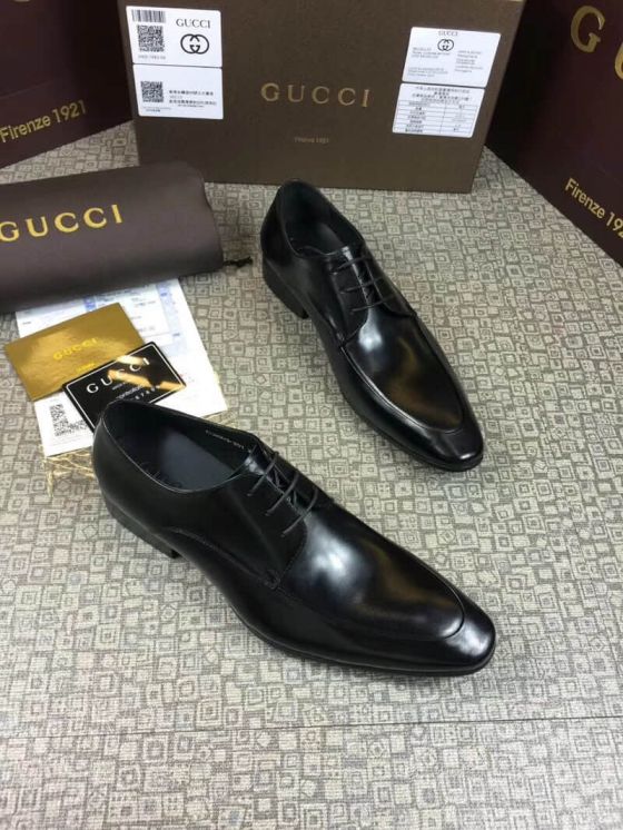 GG Men Leather Shoes