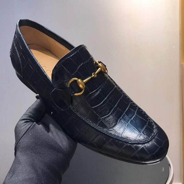 GG Men Leather Shoes