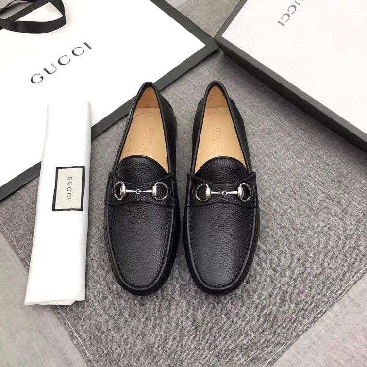 GG Leather 2018 Classic Men Shoes