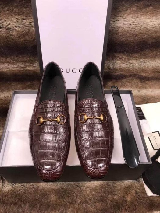 GG Leather 2018 Men Leather Shoes