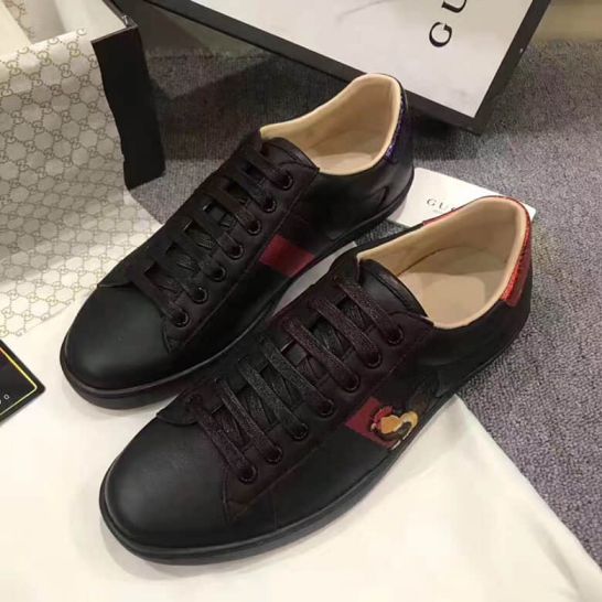 GG Leather 2018 Causal Men Shoes