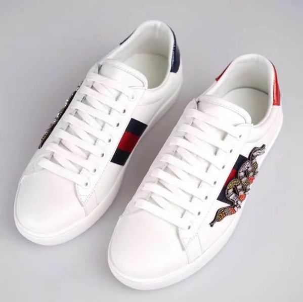 GG 2018SS Men Causal Leather Shoes