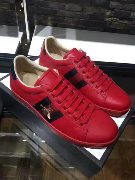 GG 2018SS Men Causal Leather Shoes