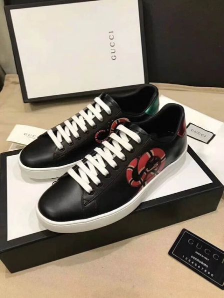 GG 2018SS Men Causal Leather Shoes