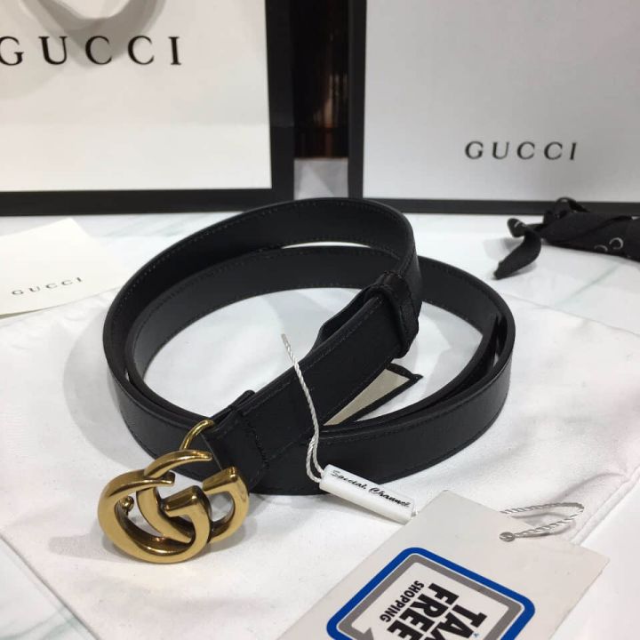 GG 2018 Leather Women Belts