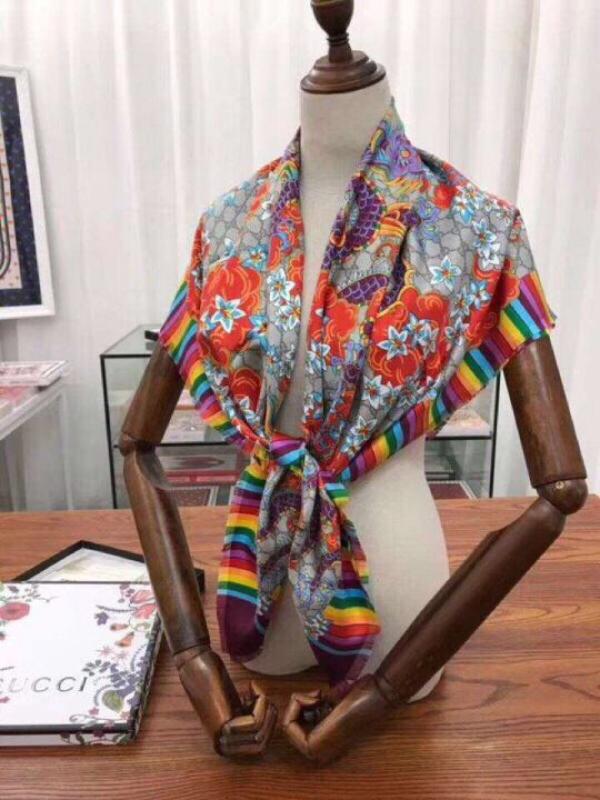 GG 2018SS Silk Women Scarves