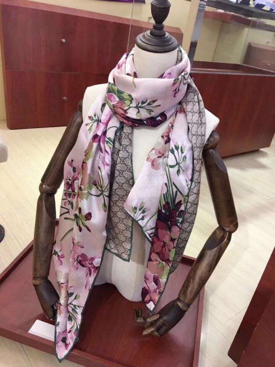 GG 2018SS Silk Women Scarves