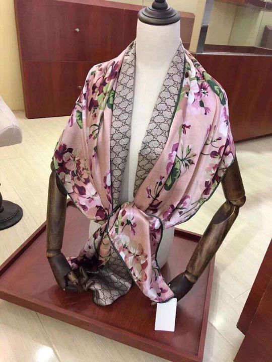 GG 2018SS Silk Women Scarves