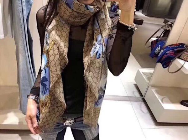 GG 2018 Silk Women Scarves