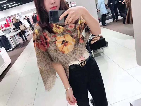 GG 2018 Silk Women Scarves