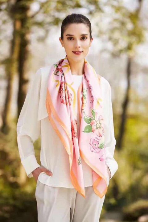 GG 2018 Silk Women Scarves