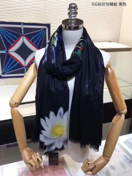 GG 2018SS 100% Cashmere Women Scarves