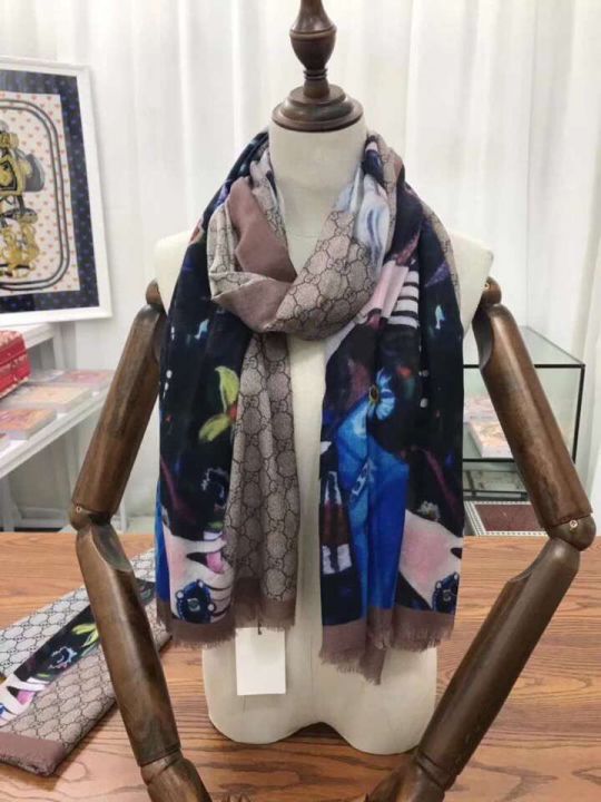 GG 2018 100x200CM Cashmere Women Scarves