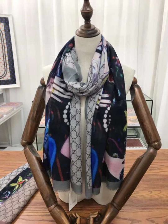 GG 2018 100x200CM Cashmere Women Scarves