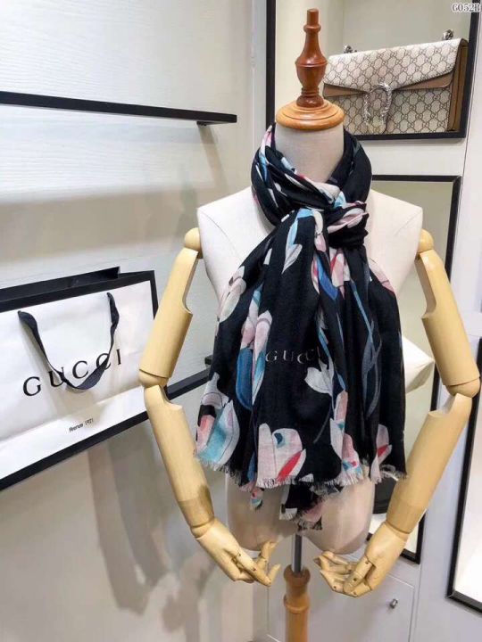 GG 2018 100 200CM 100% Cashmere G052 Women Scarves