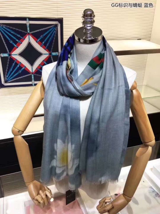 GG 2018SS GG 100% Cashmere Women Scarves