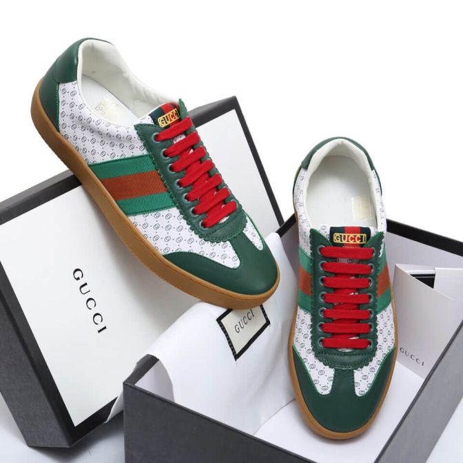 GG 2018 Leather Dapper Dan Sneakers 538713 0RDO0 3160 Men Shoes