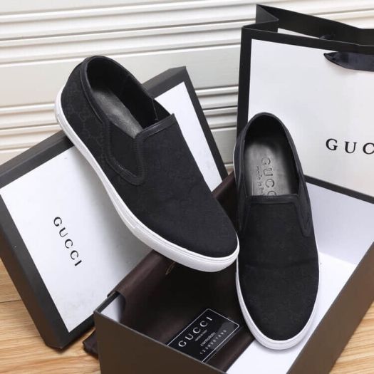 GG 2018 Leather Sneakers Men Shoes