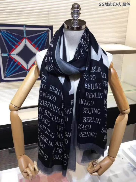 GG 2018 GG 100% Cashmere Women Scarves