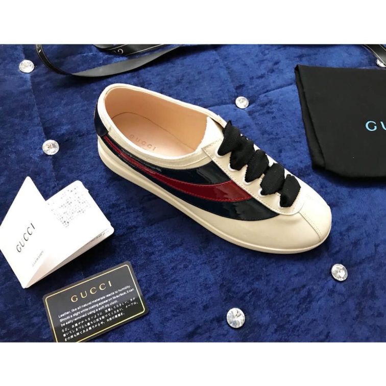 GG 2018 Falacer Patent Leather Unisex Sneakers