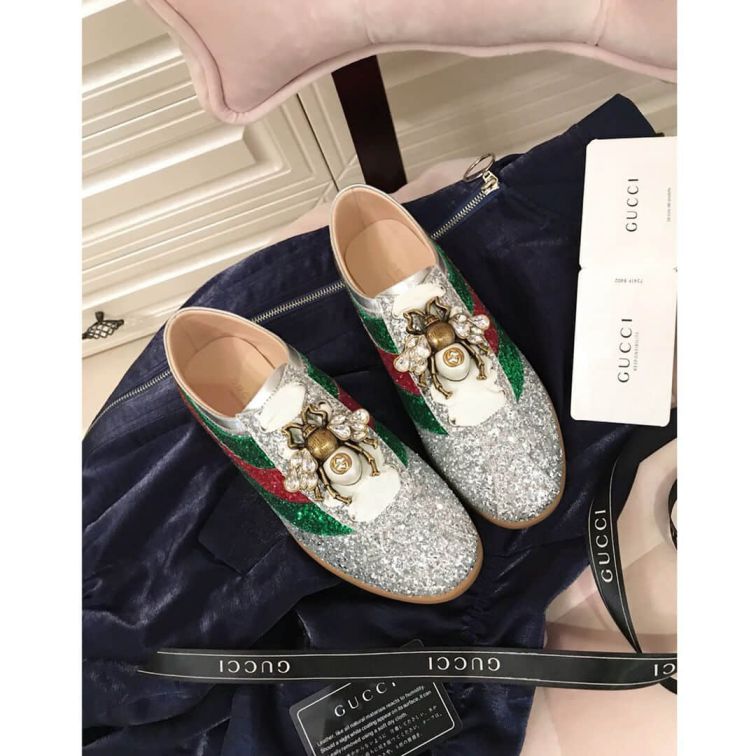 GG 2018 Falacer Patent Leather Unisex Sneakers