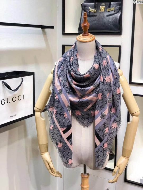 GG 2018 Classic GG logo Cashmere Women Scarves