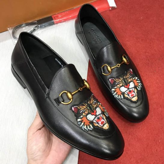 GG Men Leather Shoes