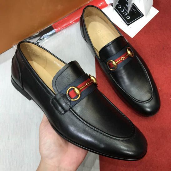 GG Men Leather Shoes