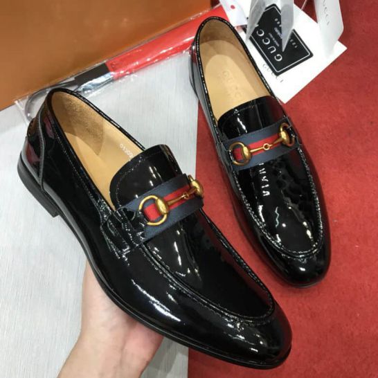 GG Men Leather Shoes