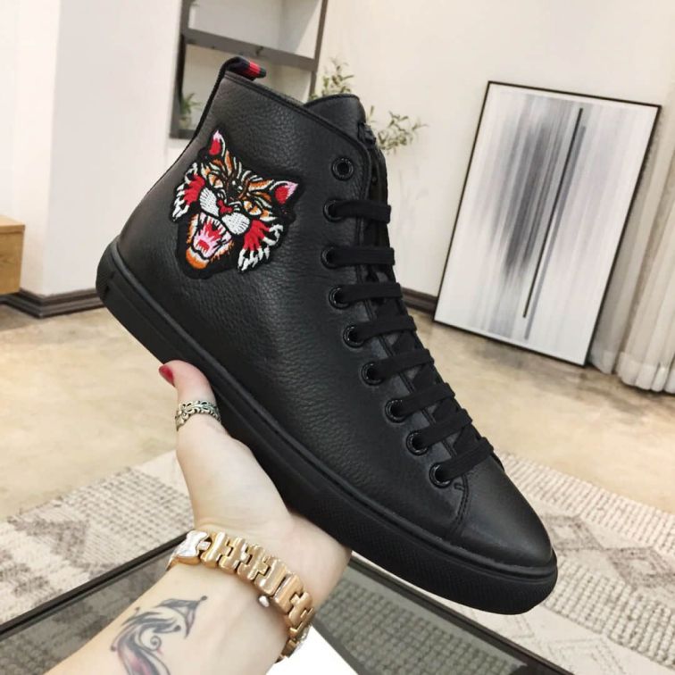 GG 2018SS Soft Men Causal Leather Shoes