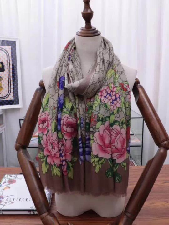 GG 2018SS GG 100% Cashmere Women Scarves