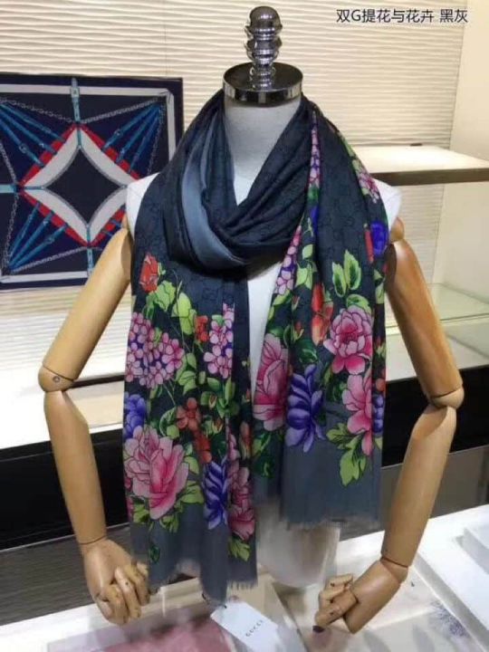 GG 2018SS GG 100% Cashmere Women Scarves