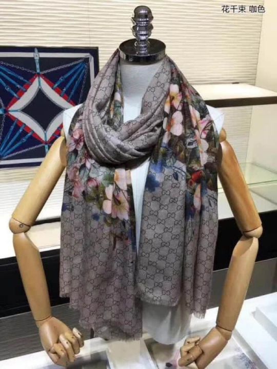 GG 100% Cashmere Women Scarves