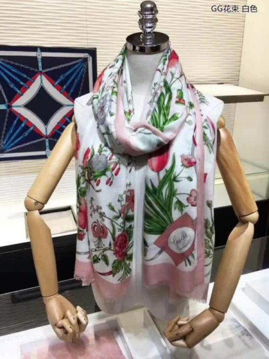 GG 2018GG 100% Cashmere Women Scarves