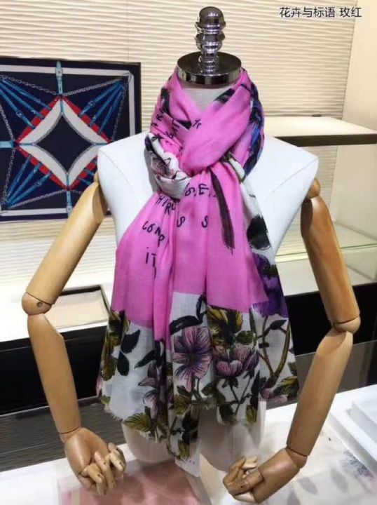 GG 100% Cashmere Women Scarves