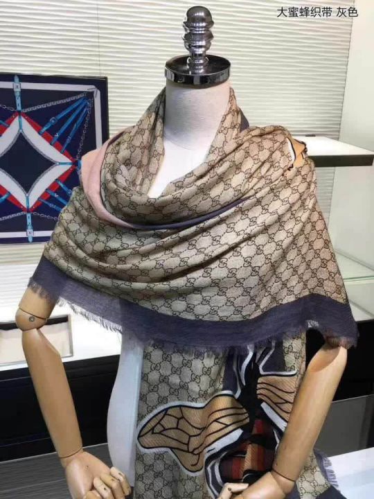 GG 2018SS Bee Women Scarves