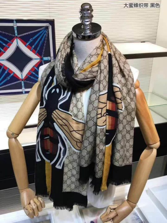 GG 2018SS Bee Women Scarves