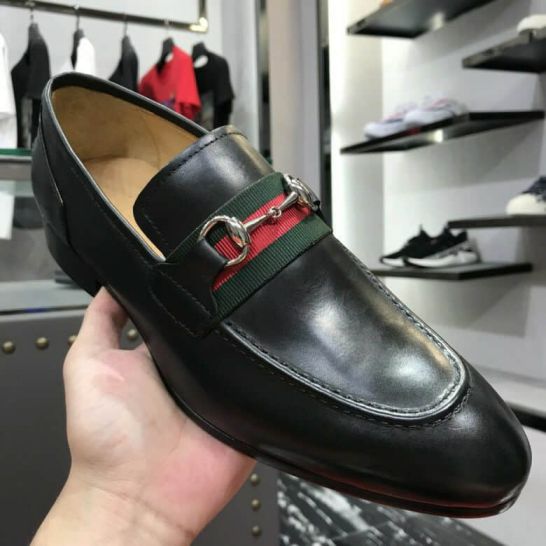 GG Sylvie Leather Loafer Men Shoes