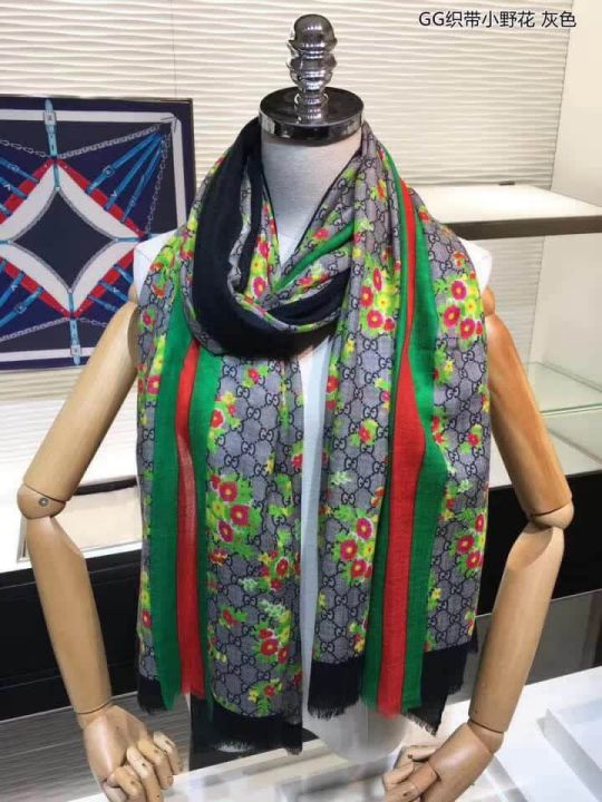 GG 100% Cashmere Women Scarves