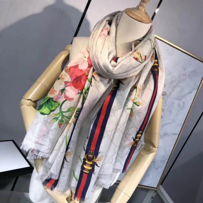 GG 100% Cashmere Women Scarves