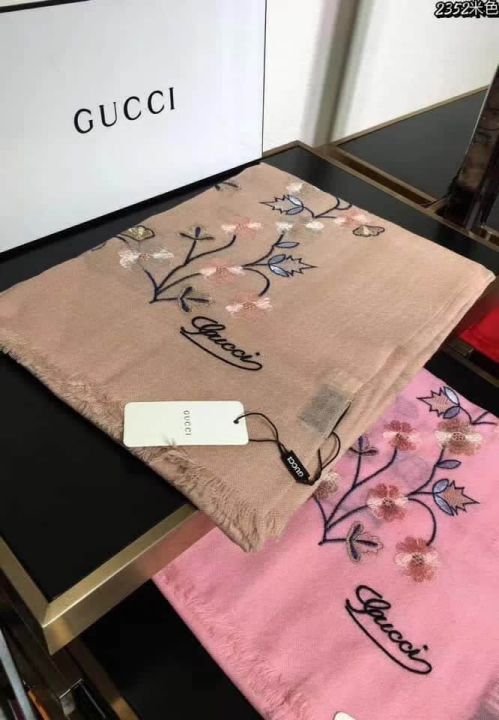 GG 2018 Embroidery Women Scarves