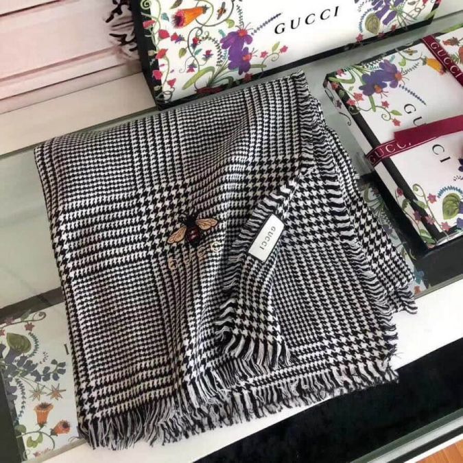 GG 2018 Classic Bee Women Scarves