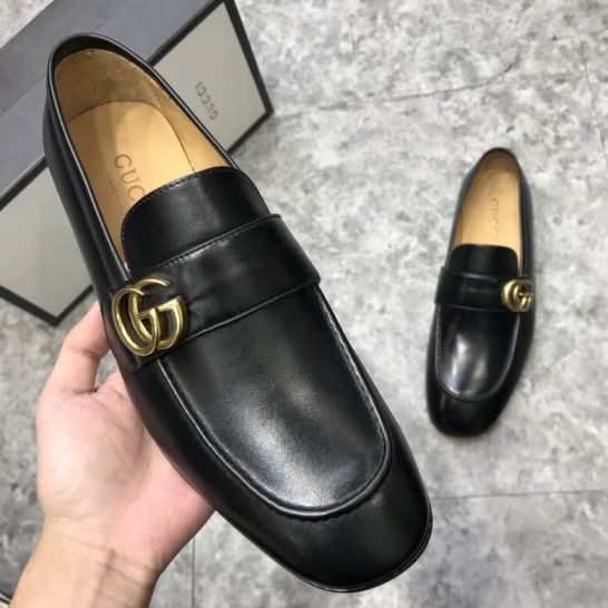 GG Men Leather Shoes