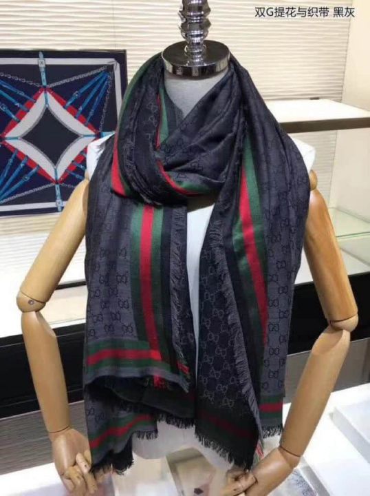 GG 100% Cashmere Women Scarves