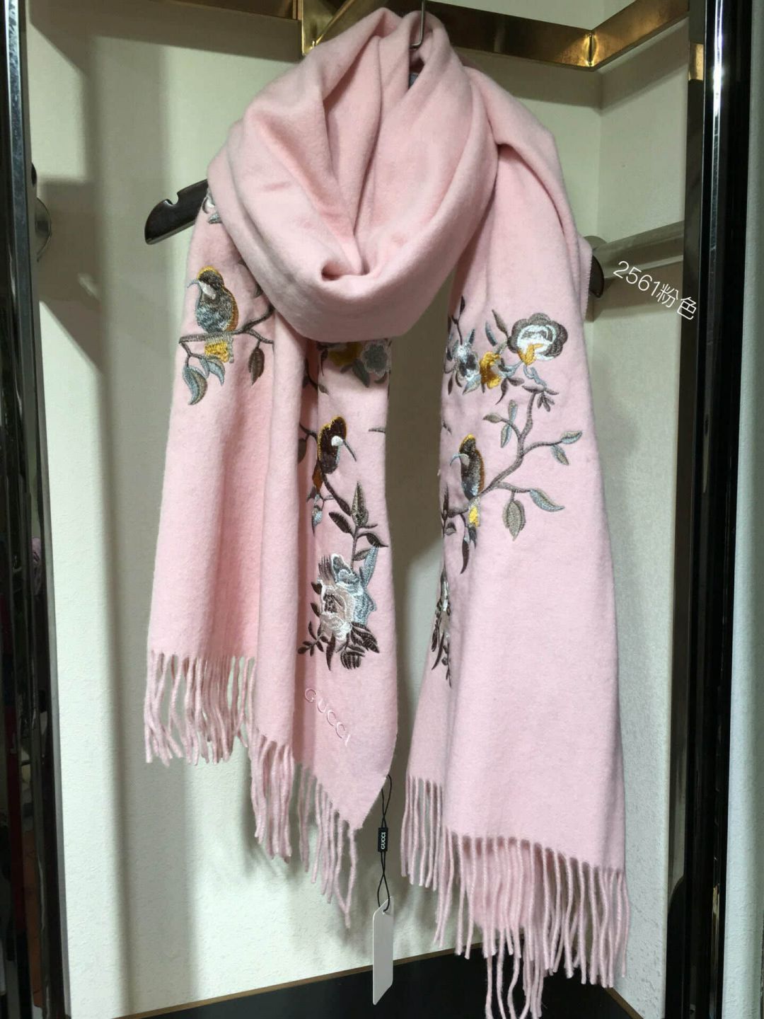 GG 2018 Embroidery Women Scarves