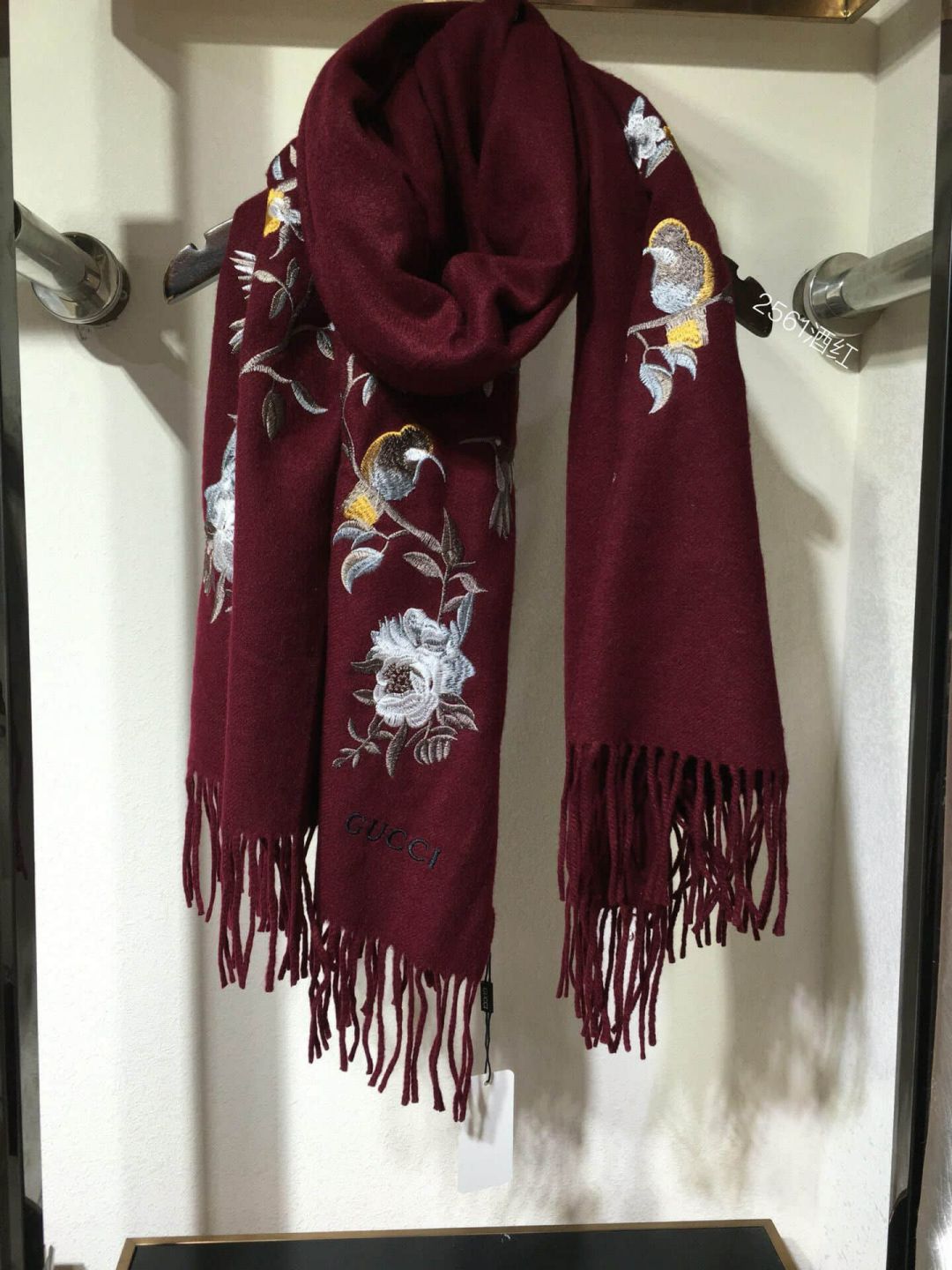 GG 2018 Embroidery Women Scarves