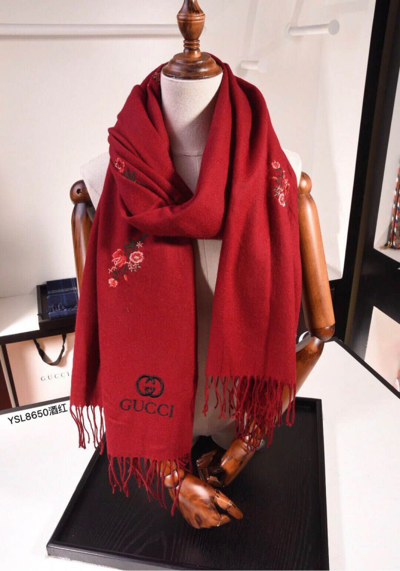 GG 2018 Cashmere Women Scarves